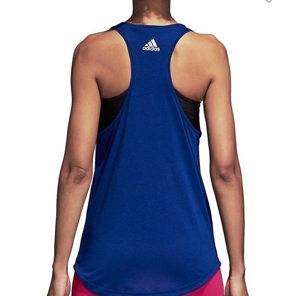 Adidas | Blue Racerback Tank top - Picture 5 of 5